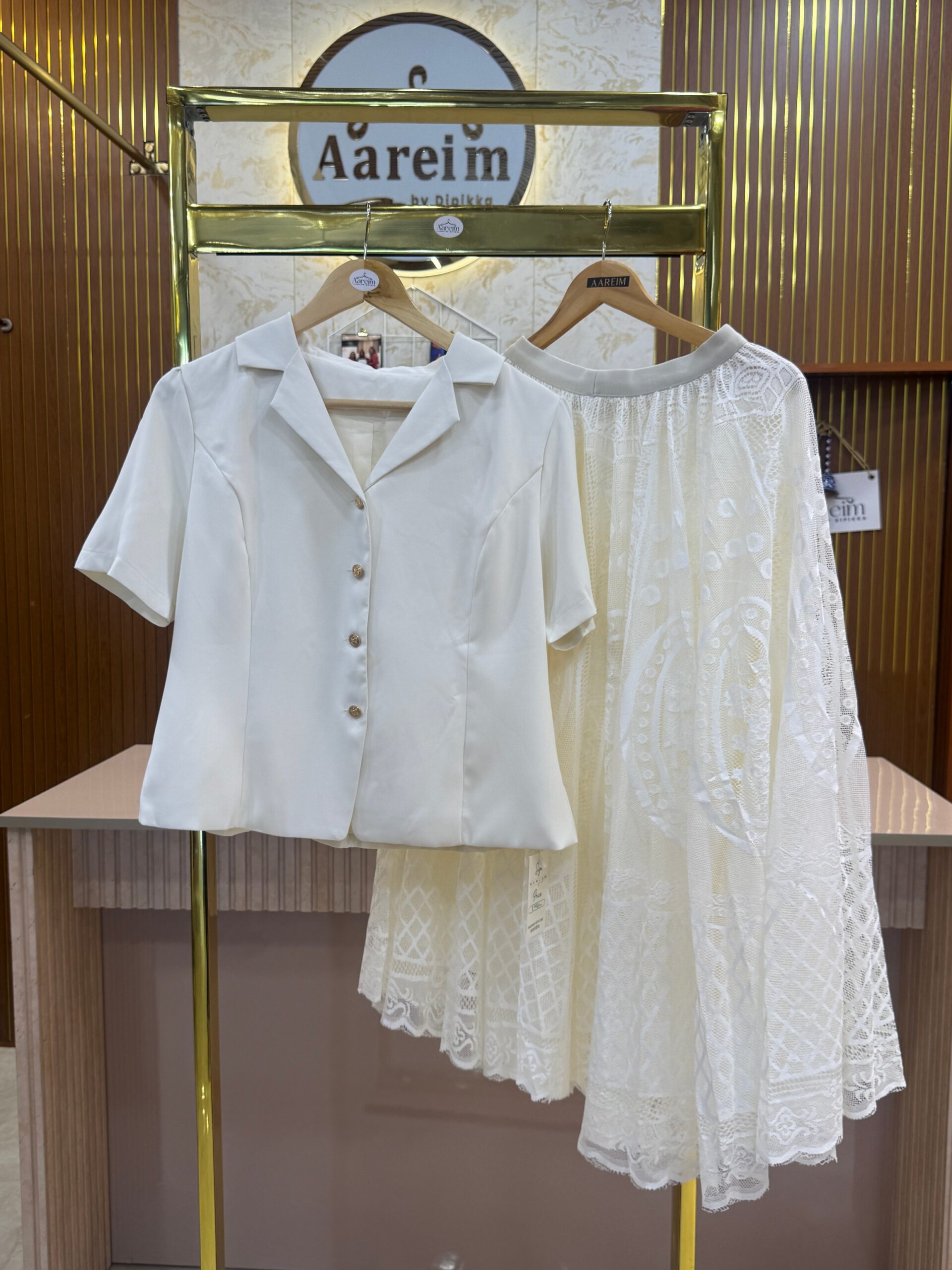 Short Sleeve Blazer Style Top